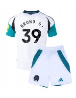 Newcastle United Bruno Guimaraes #39 Kolmaspaita Lasten 2024-25 Lyhythihainen (+ shortsit)